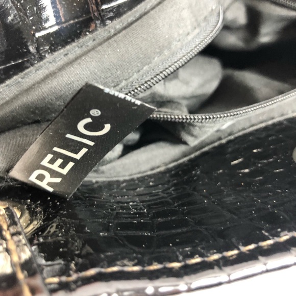 Relic By Fossil Black Synthetic Shoulder Bag - Picture 6 of 8